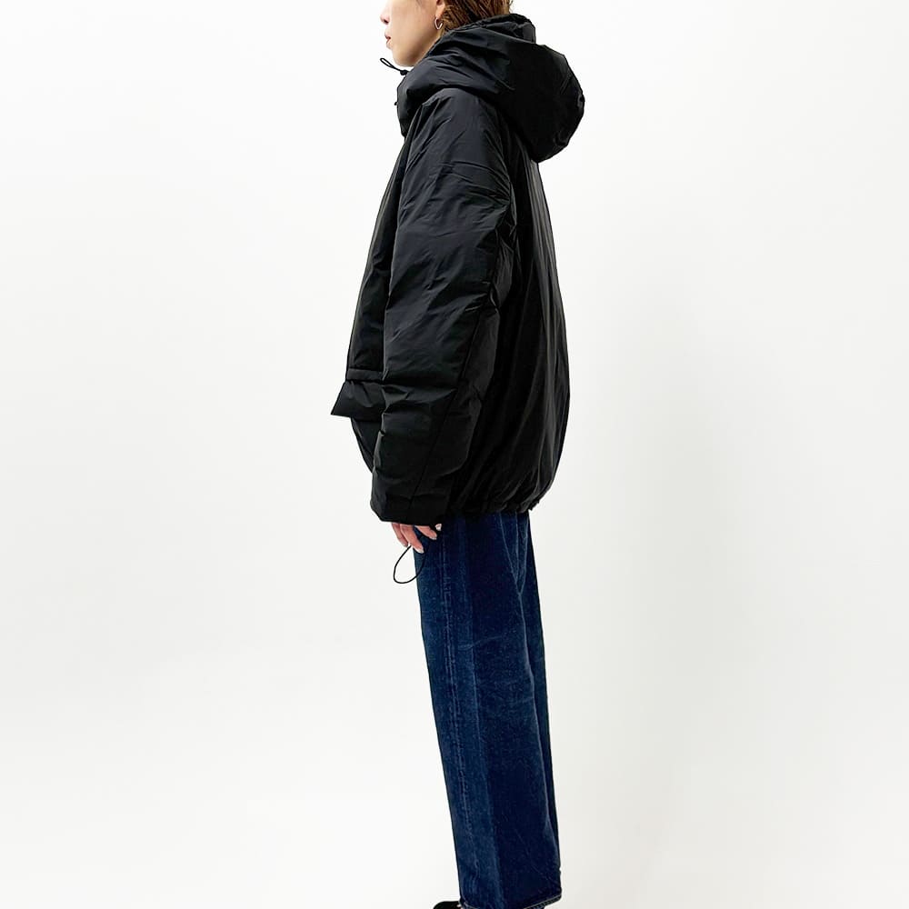 초경량 나일론 야외 다운 JKT 후디