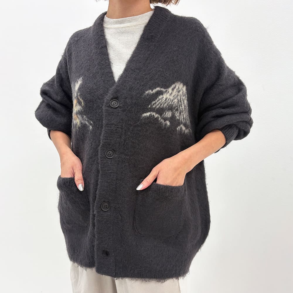 기모 니트 카데 (스카 무늬)