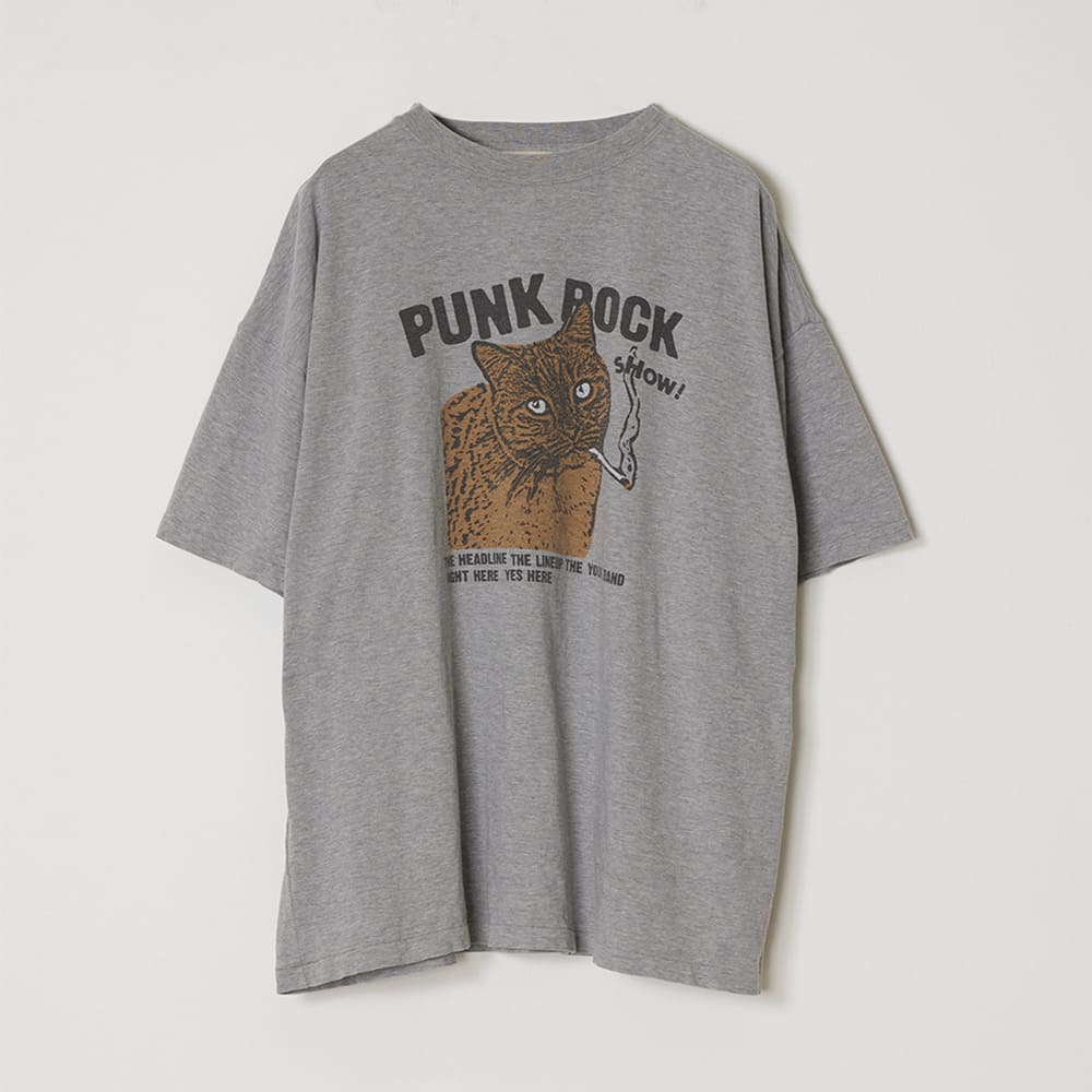 HARD SP processing 20/-T-cloth BIG size T((PUNK ROCK)