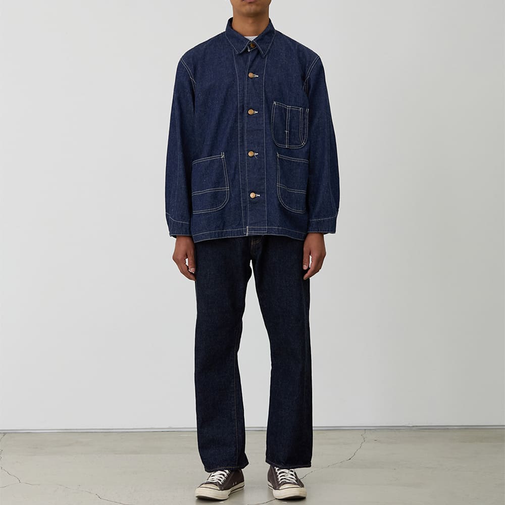 9.5ozネップDENIMカバーオール