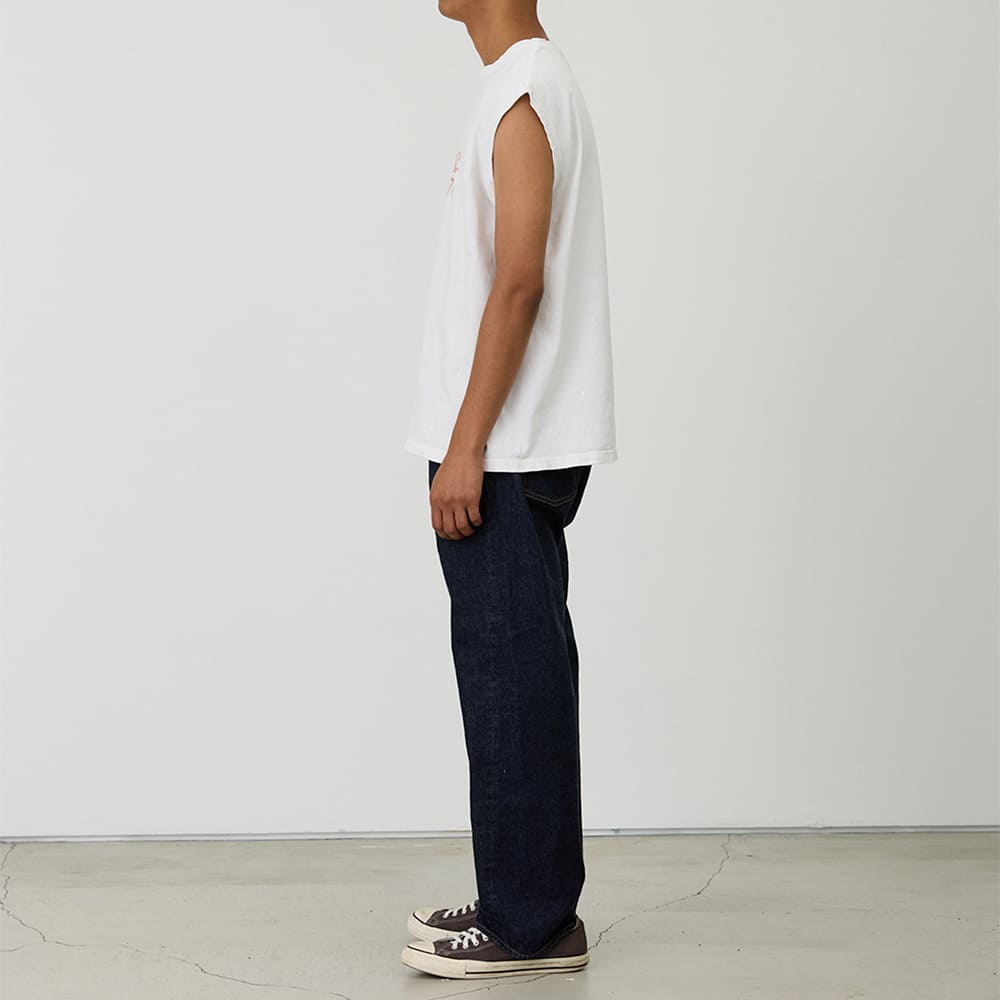 SP加⼯14/-天竺N/S-T(France1970)日焼け&ペンキ