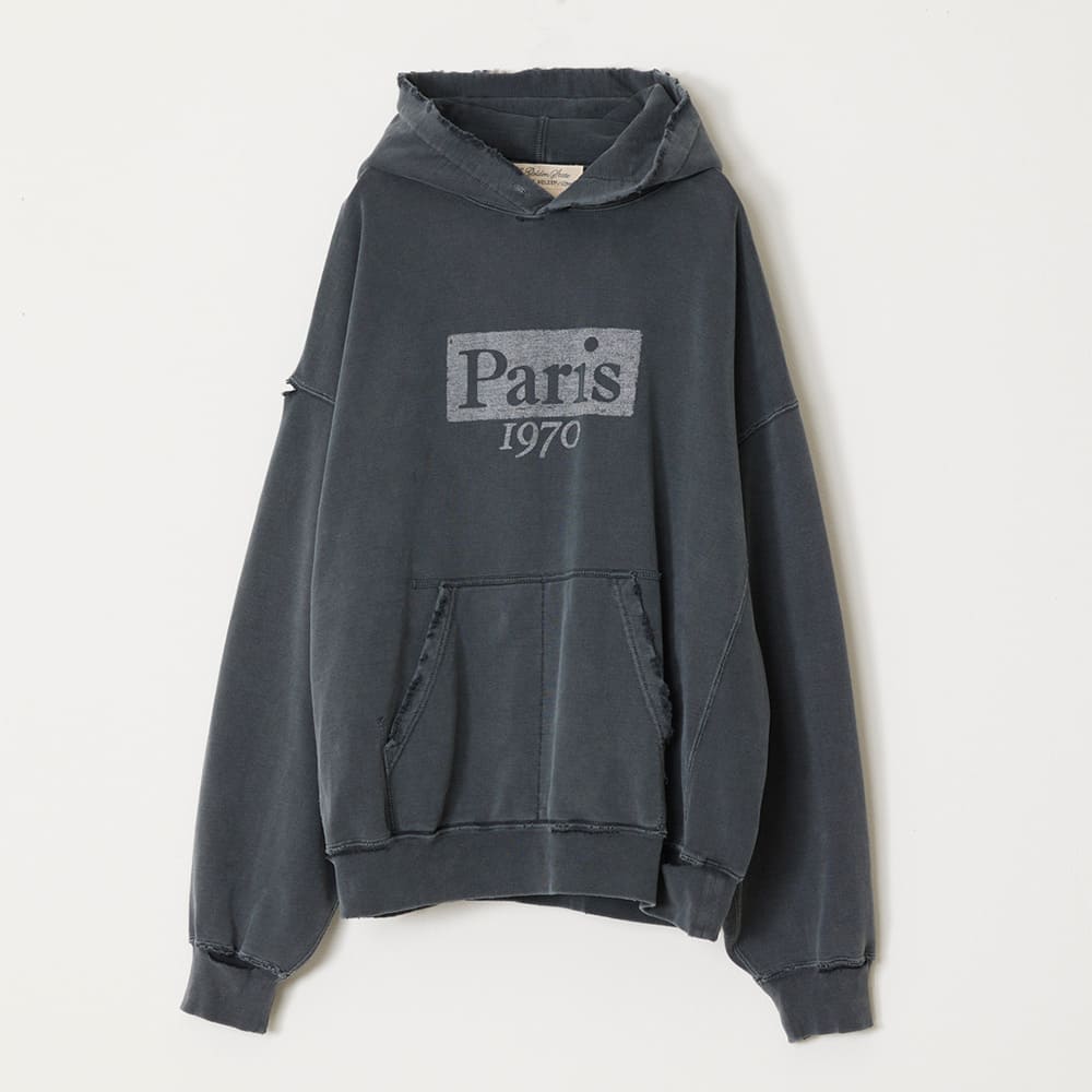 ダブルSP加工裏毛パーカー(Paris1970)