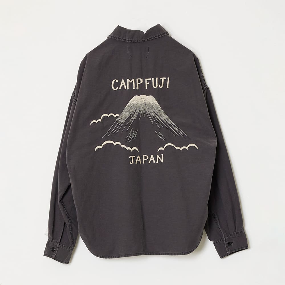 WIDE MILITARY SHIRT(刺繍:JAPAN)