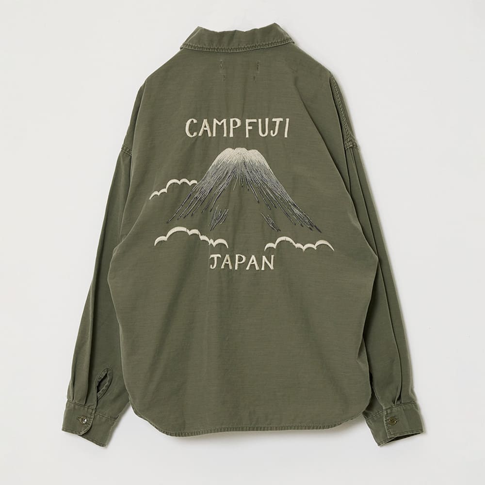 WIDE MILITARY SHIRT(자수:JAPAN)