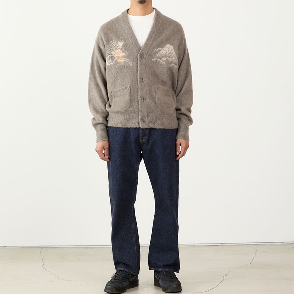 기모 니트 카데 (스카 무늬)