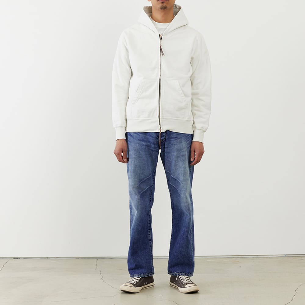 SP加工裏毛ZIPパーカー