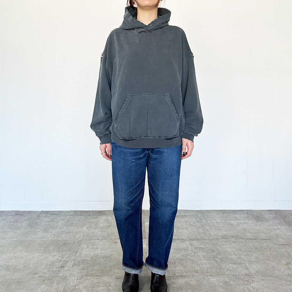 더블 SP 가공 뒤털 파커(무지)