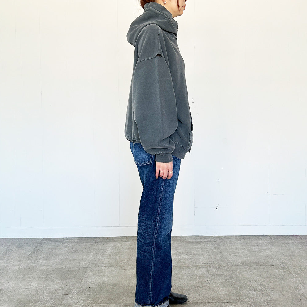 더블 SP 가공 뒤털 파커(무지)