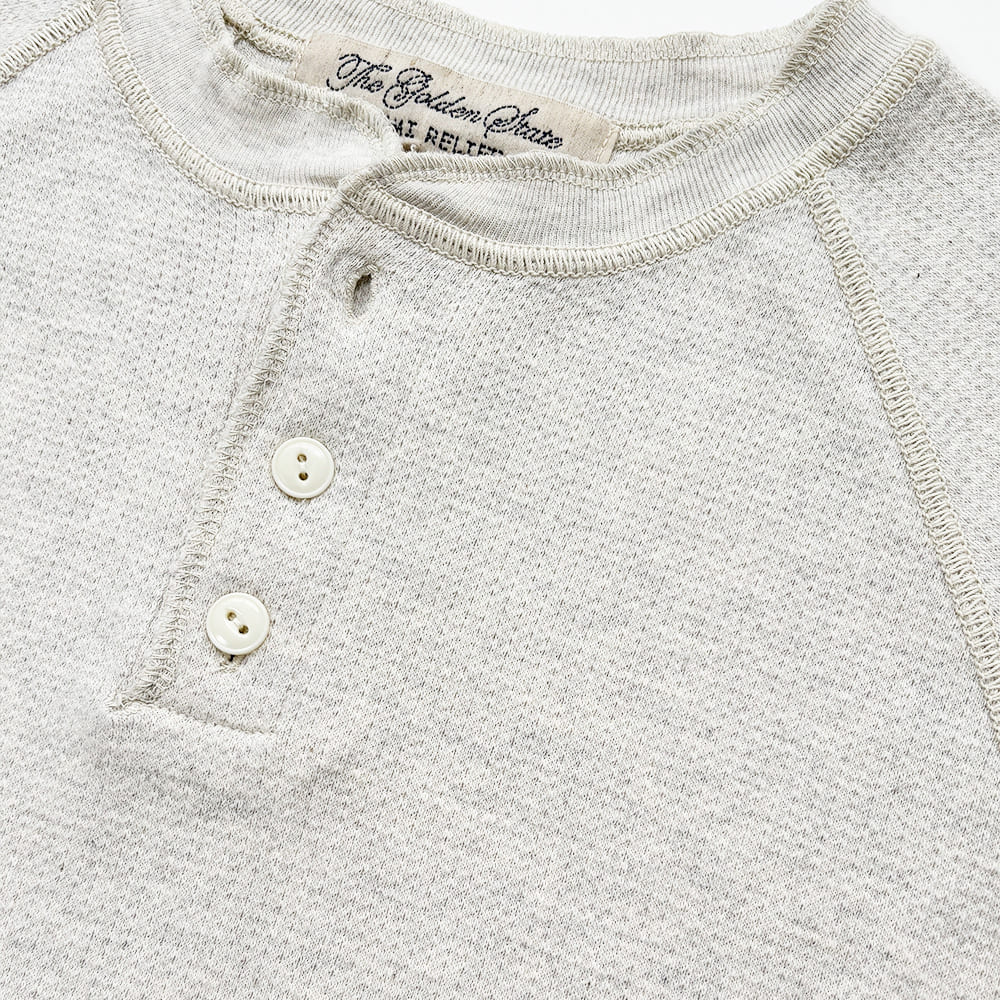 W-tuck Henley Neck Long Sleeve T-shirt 27SS