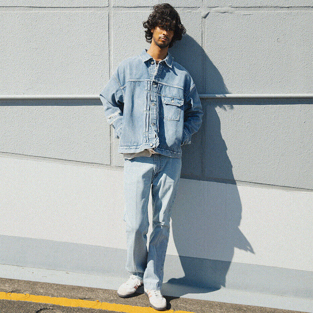 14OZ DENIM 1st JKT(수리)