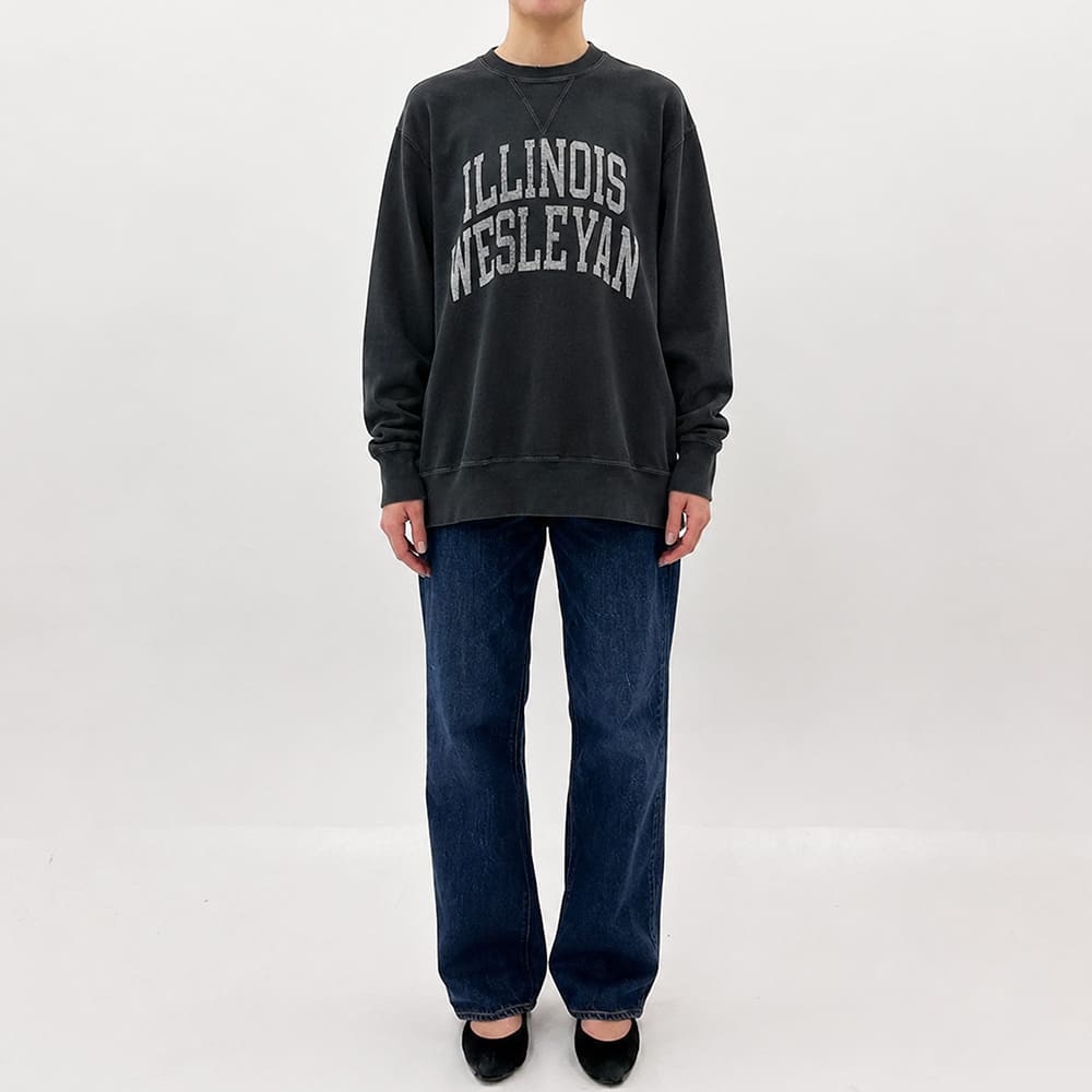 SP加工裏毛クルー(ILLINOIS WESLEYAN)
