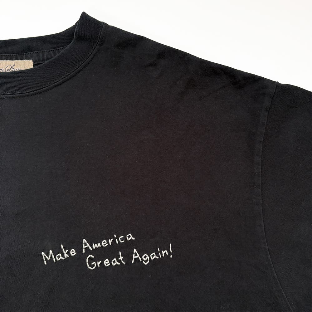 SP가⼯25/천축T(자수:Make America Great Again!)