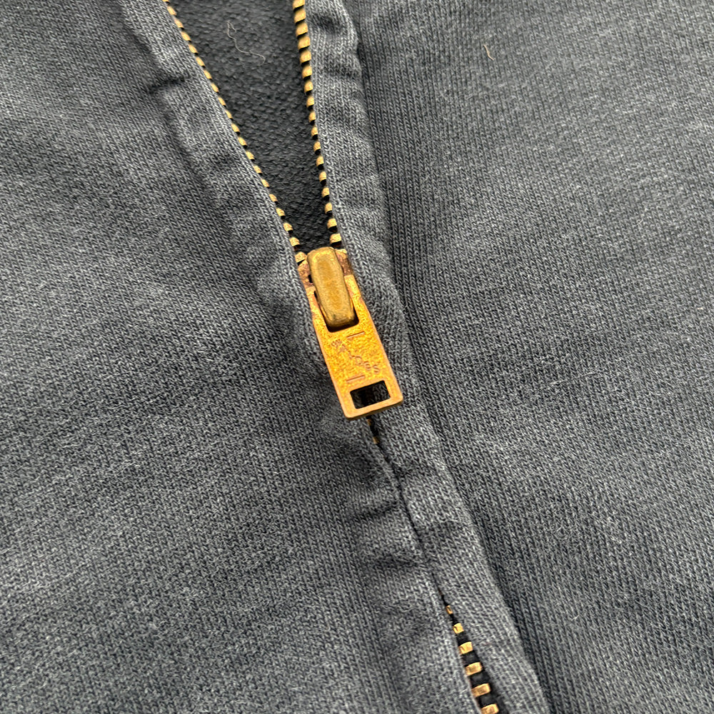 SP processed Supima fleece lining zip hoodie