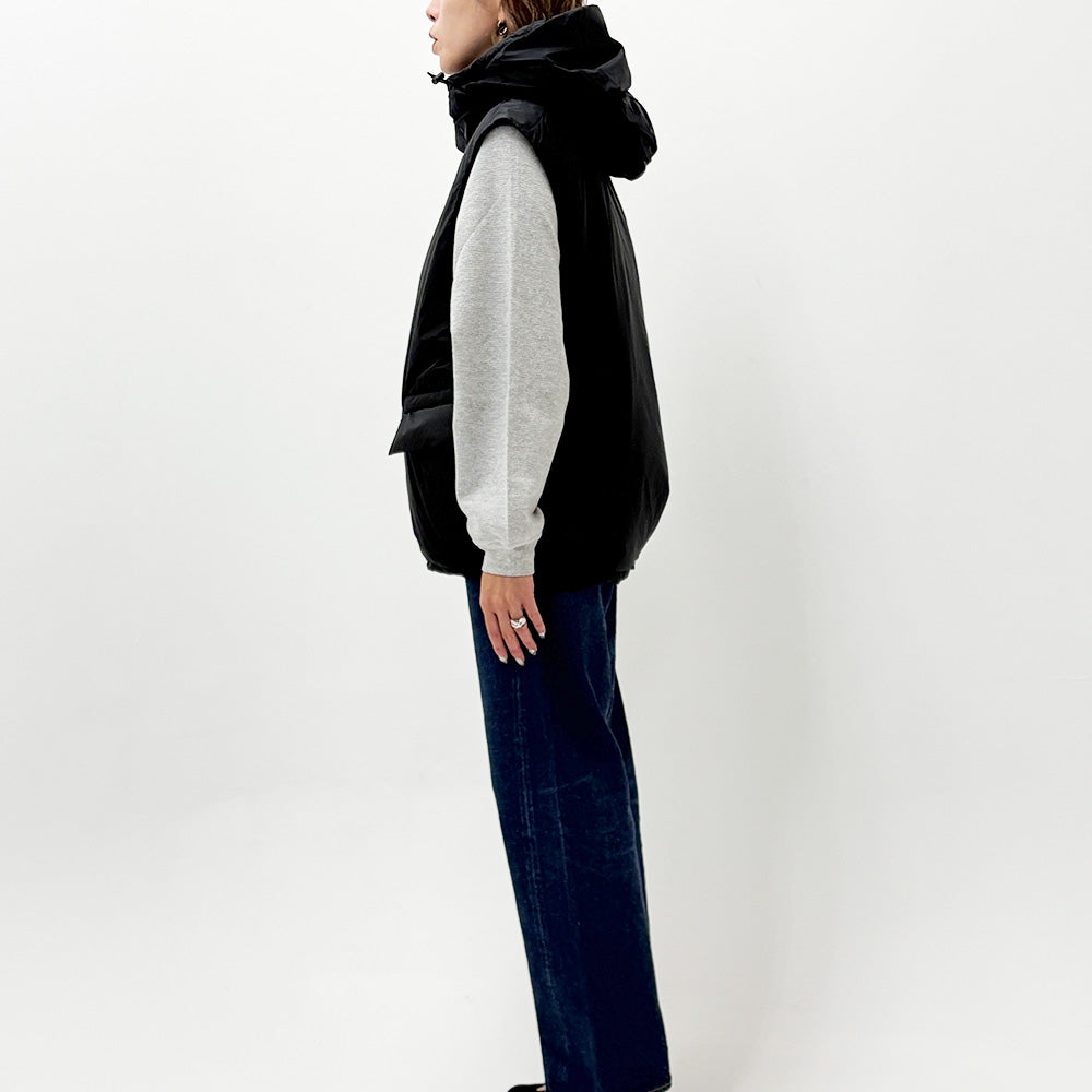 초경량 나일론 야외 다운 JKT 후디