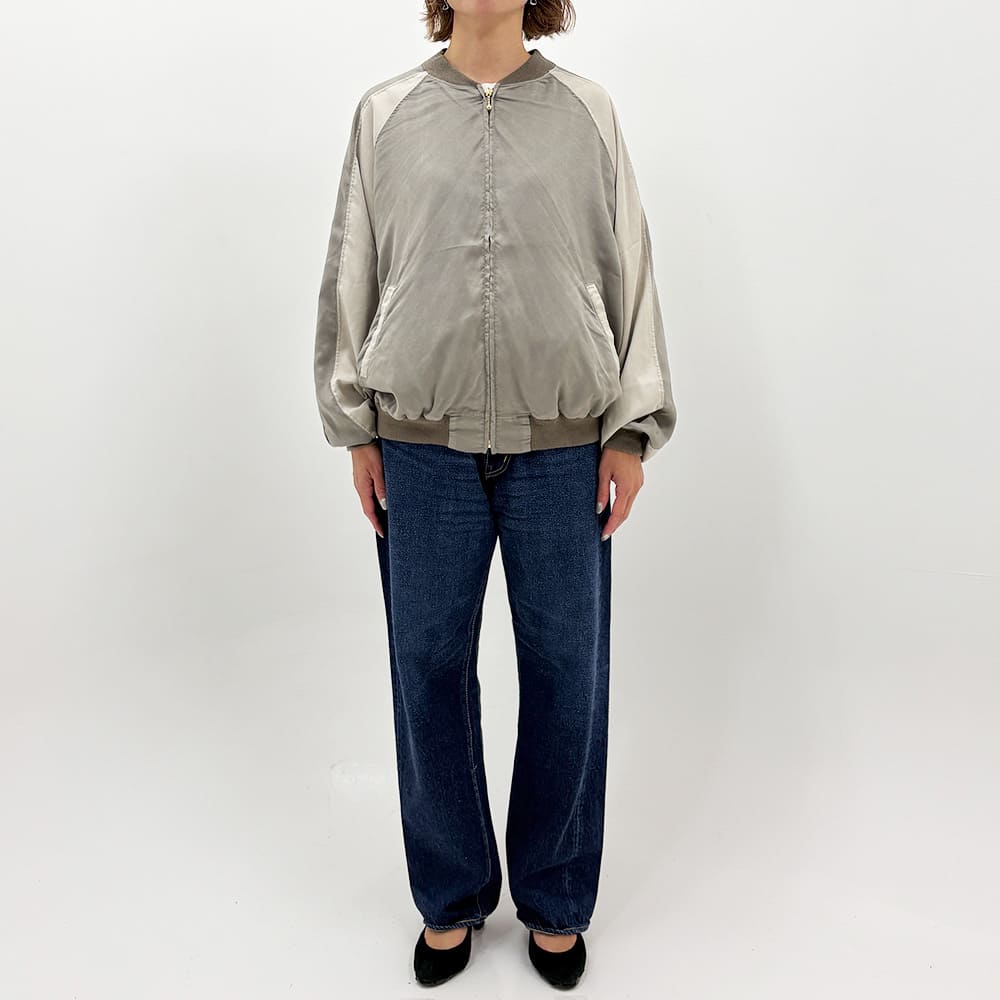 【REMI RELIEF】SUEDE LIKE RAGLAN ZIPJACKET REMI RELIEF (Remi Relief Official Website) Official Online Store