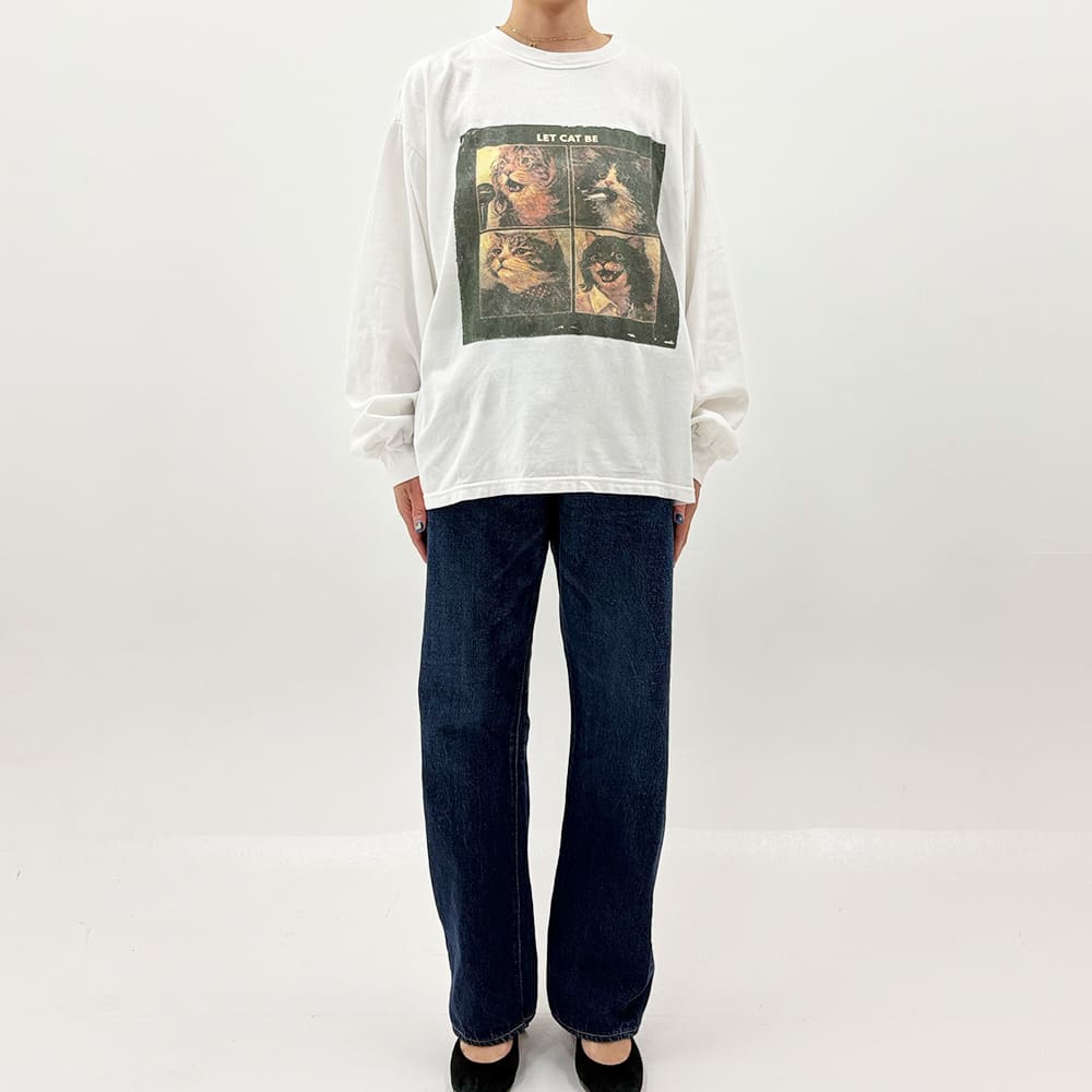 HARD SP processing 20/jersey long sleeve T-shirt (LET CAT BE)