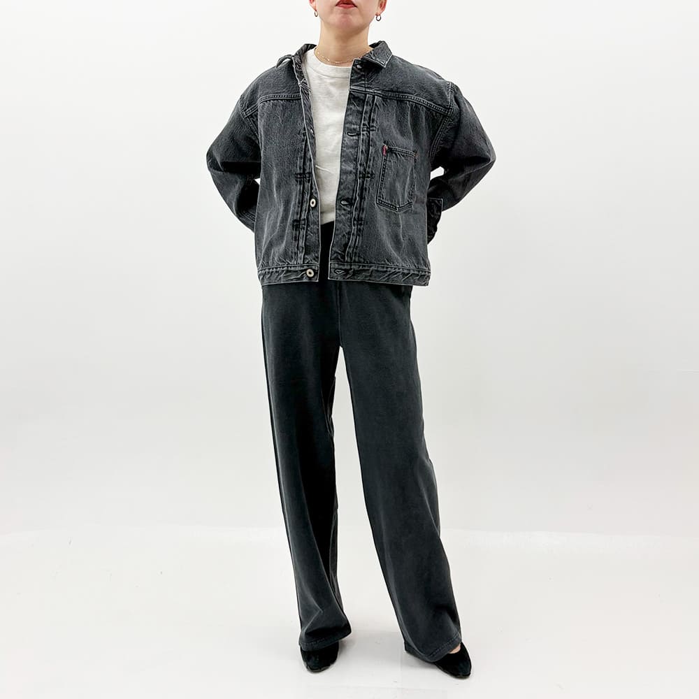 12oz DENIM S40's JKT (USED BLACK)