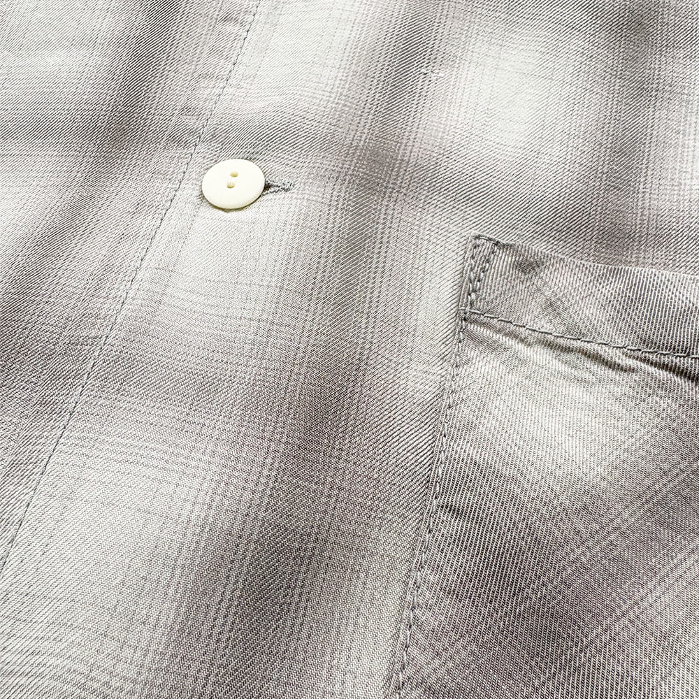Damaged Tencel Ombre Check Shirt