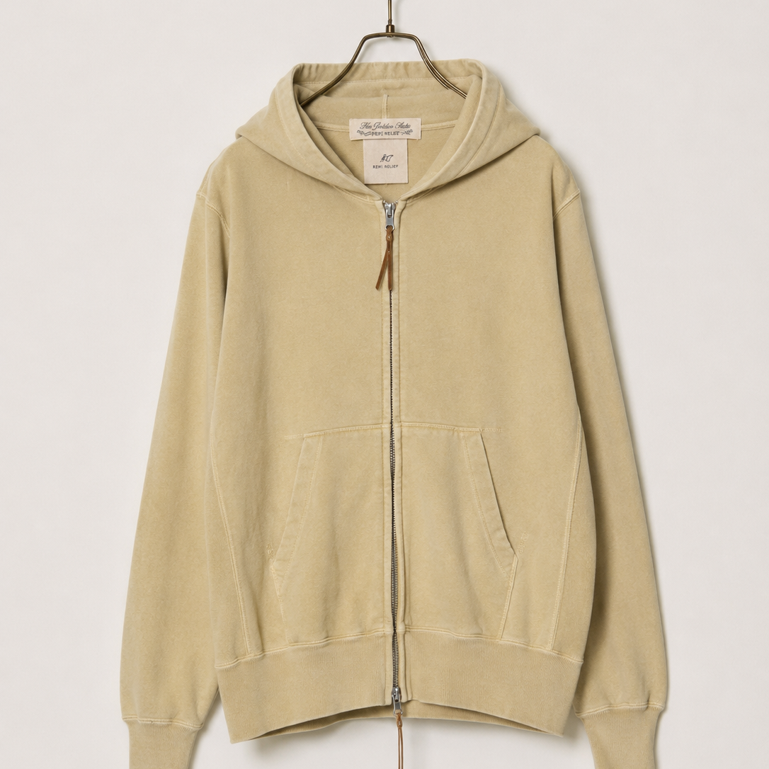 SP Processed Loopwheeled Zip Hoodie 27SS