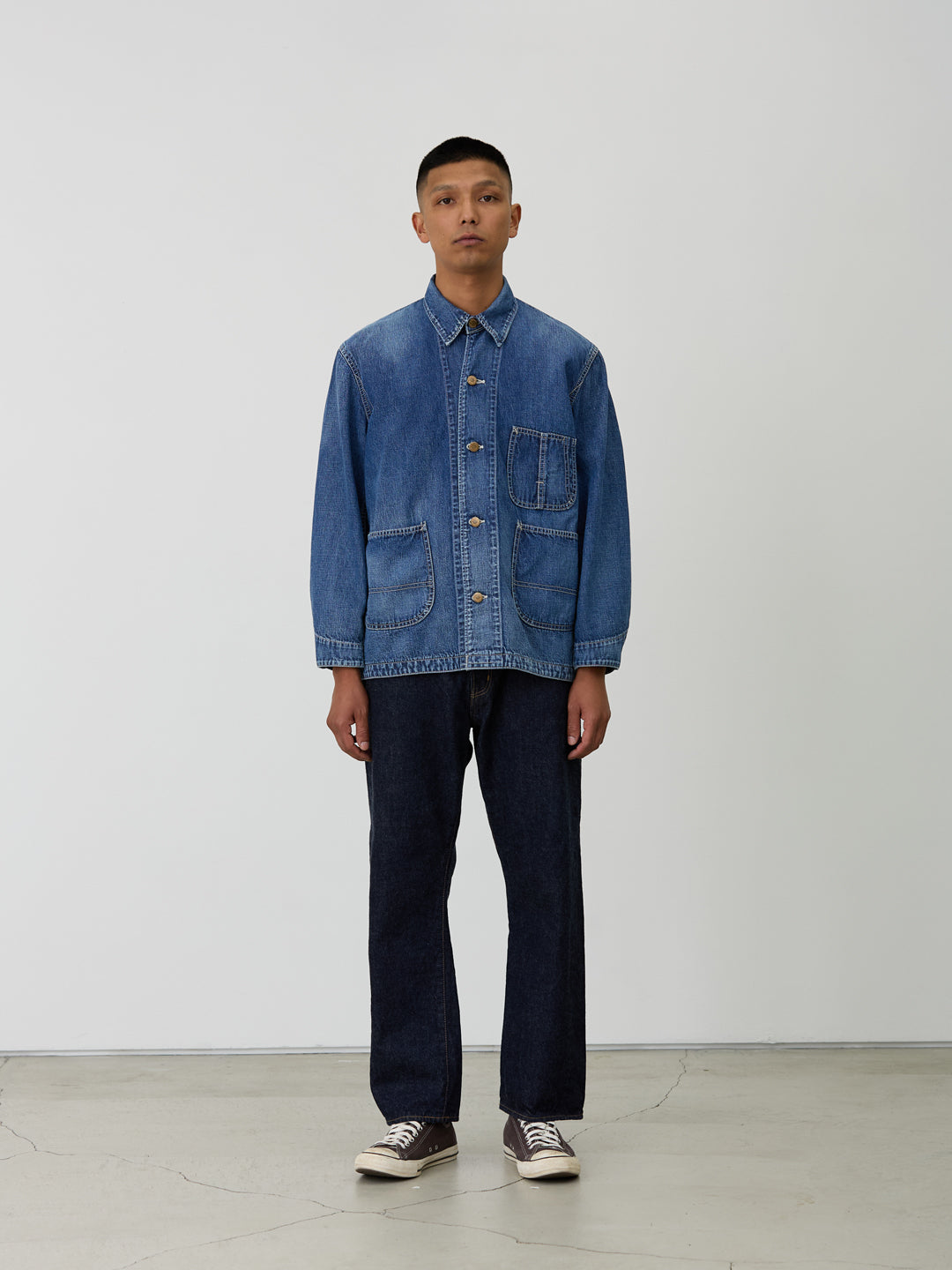 9.5oz Nep Denim Coverall (BLUE)