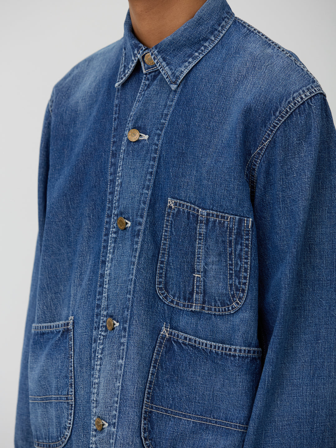 9.5oz Nep Denim Coverall (BLUE)