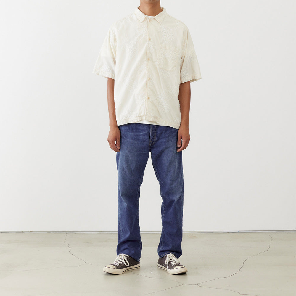 アロハ総柄刺繍S/S SHIRT(パイナップル)