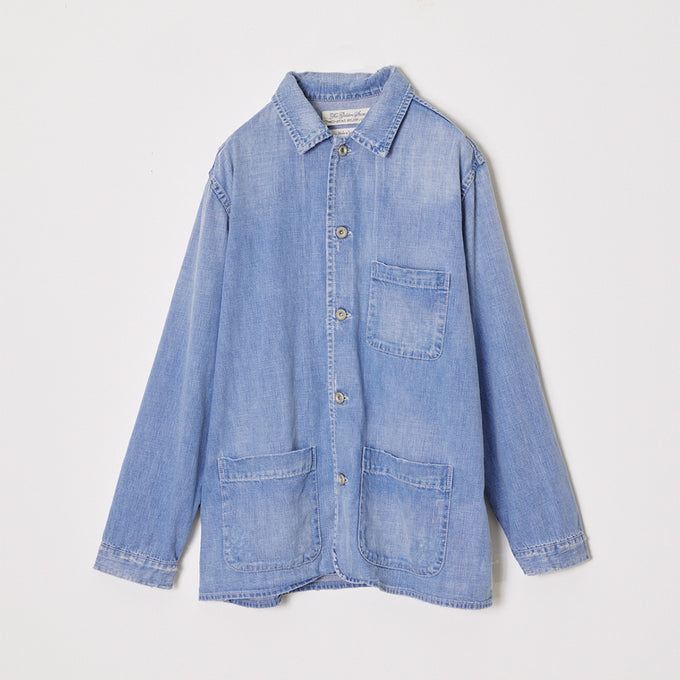 7.5Oz DENIM 커버 올 SHIRT(자수:스컬)