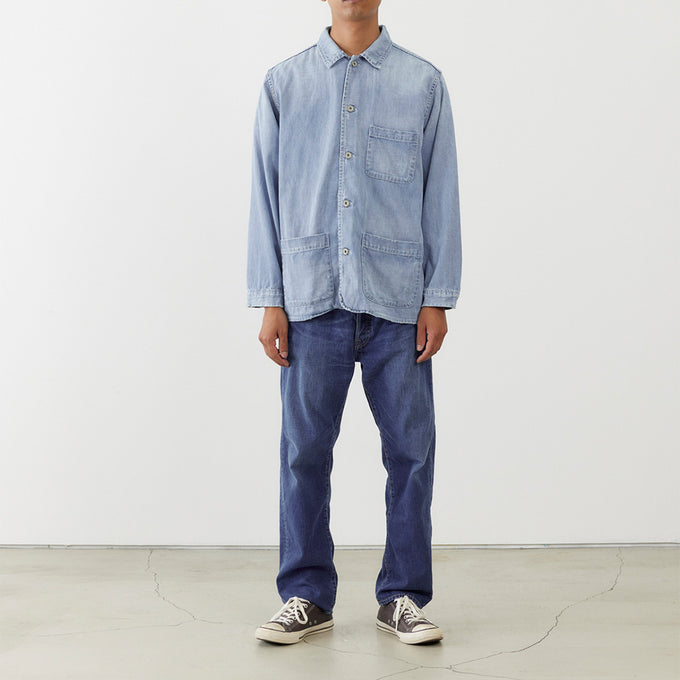 7.5Oz DENIM 커버 올 SHIRT(자수:스컬)