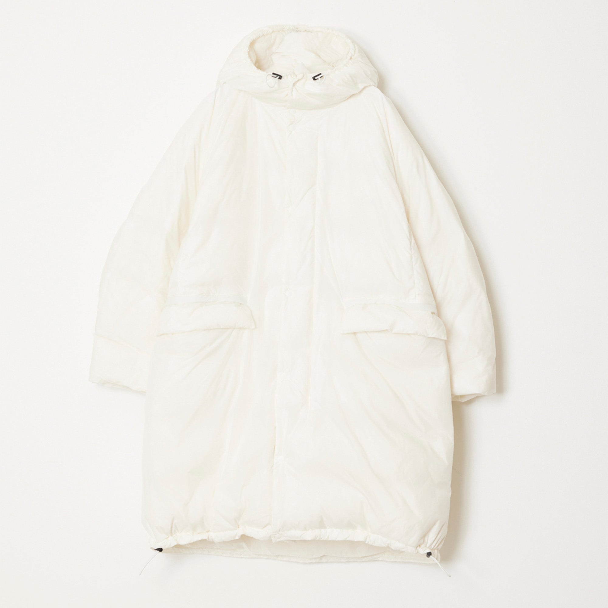 Ultralight nylon outdoor down long JKT hoodie