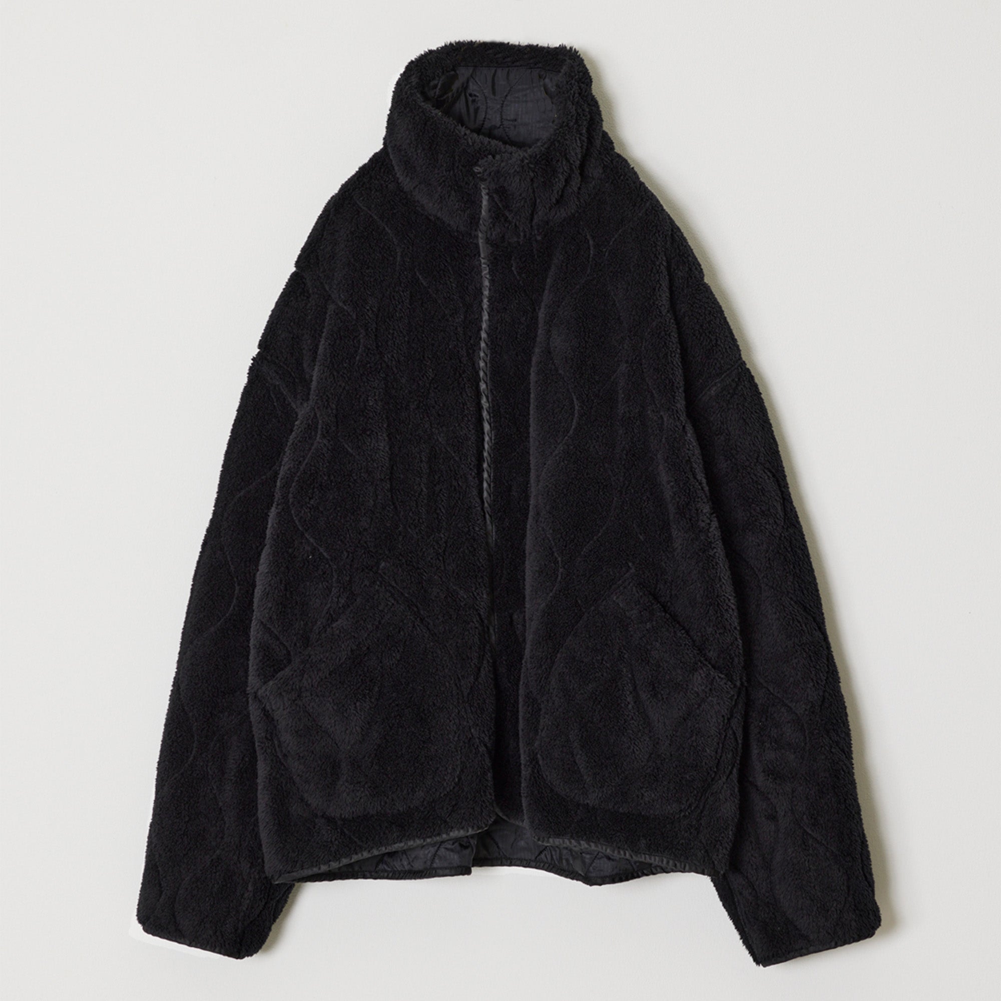 Nylon lip boa reversible JKT