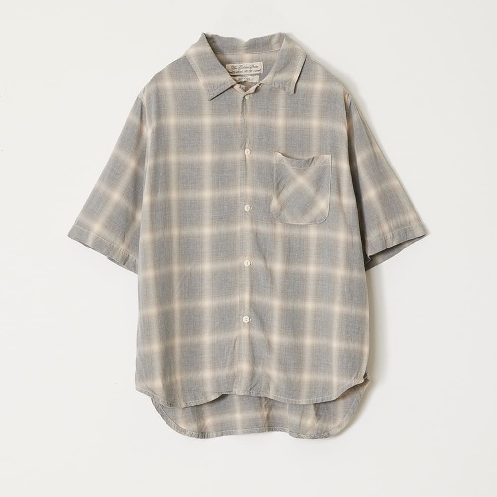 레이온 트윌 온 브레 S/S셔츠