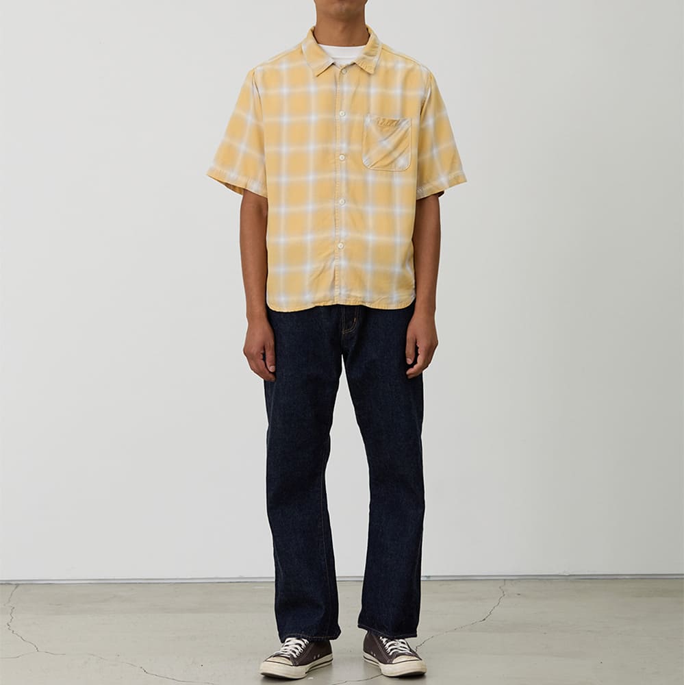 レーヨンツイルオンブレS/Sシャツ