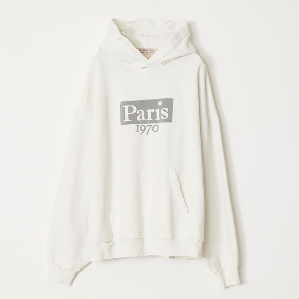 Double SP processed fleece hoodie (Paris1970)