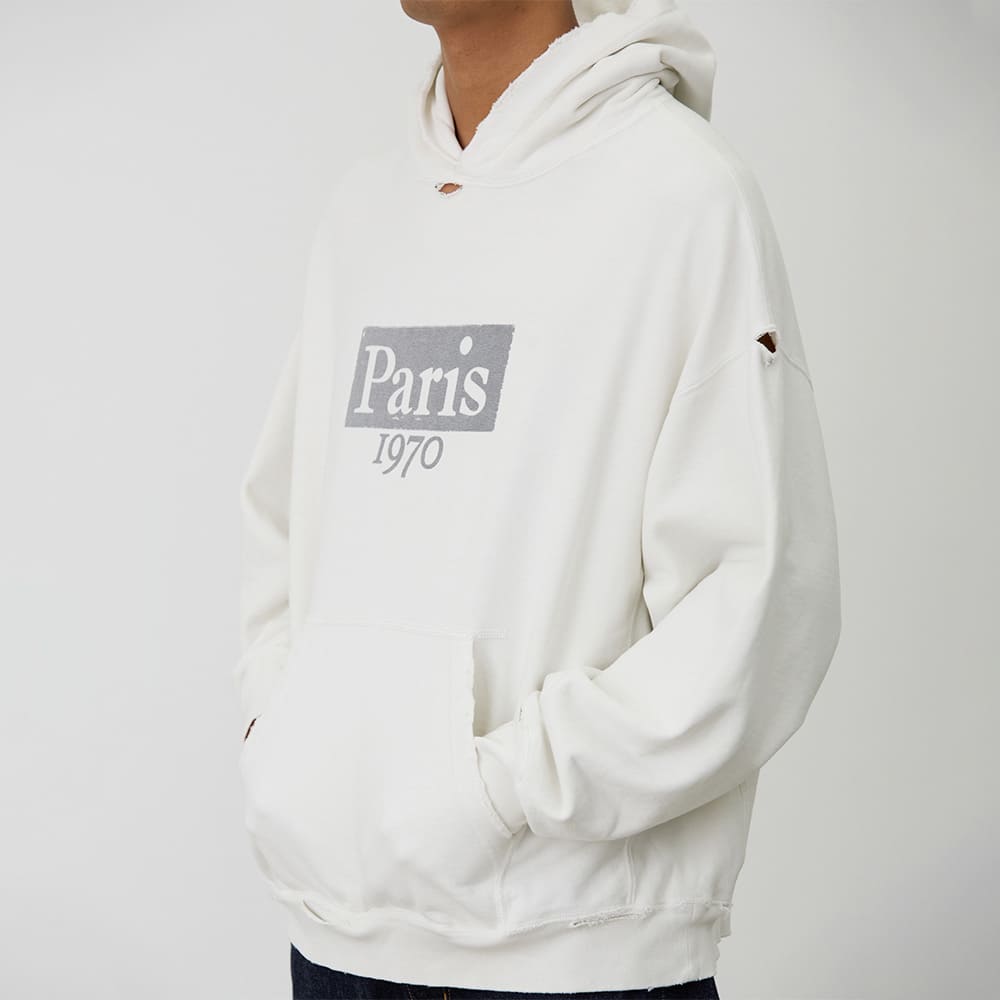 Double SP processed fleece hoodie (Paris1970)