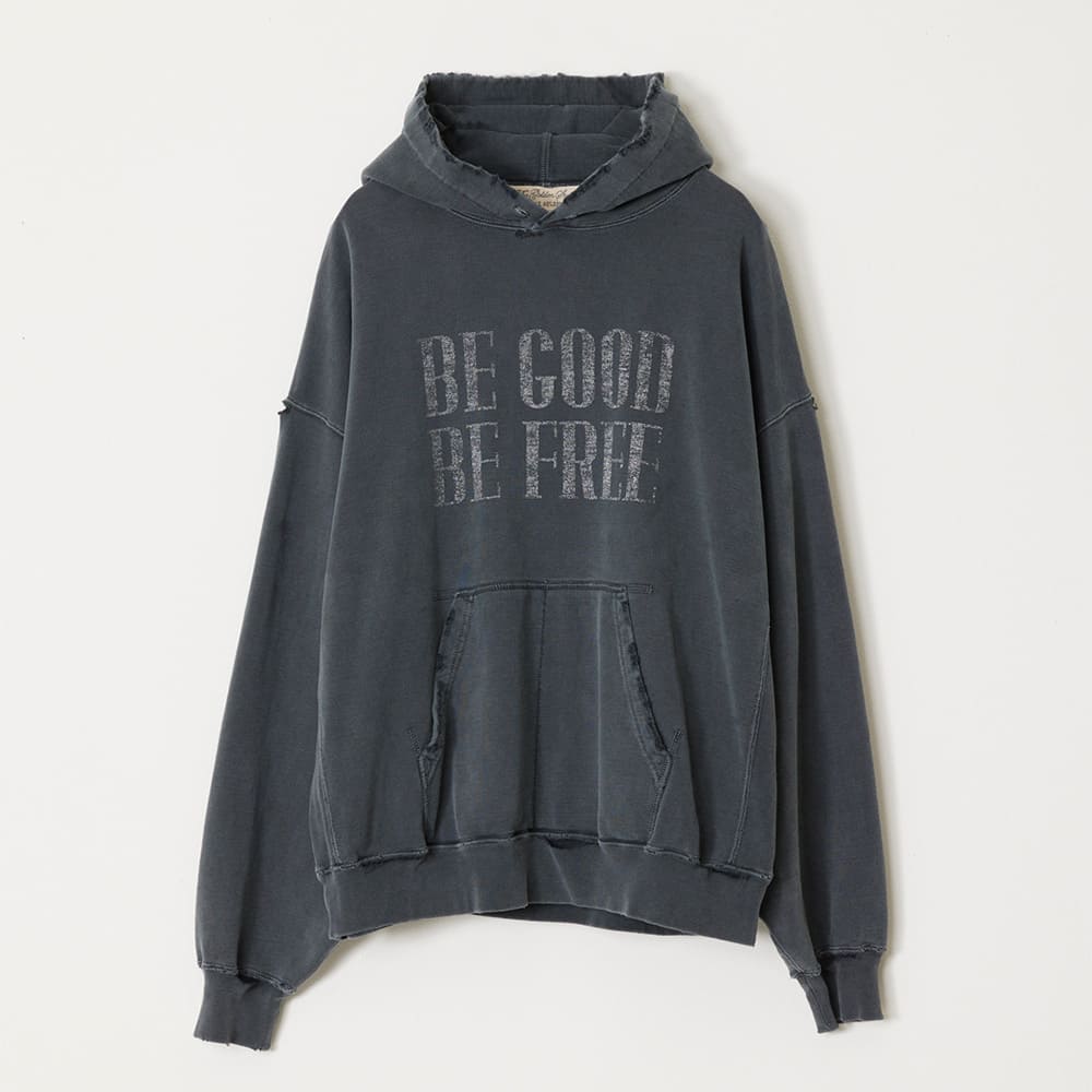 Double SP processed fleece hoodie (BE FREE)