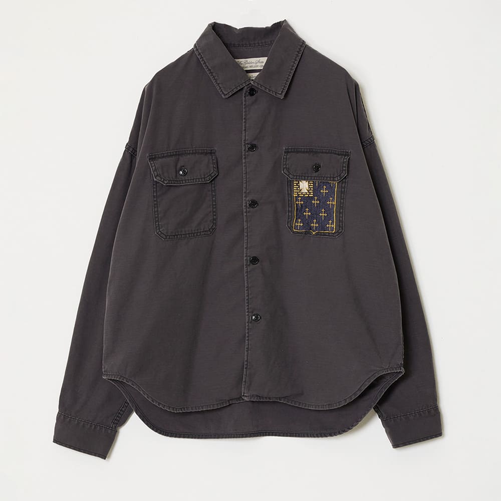 【期間限定】REMI RELIEF MILITARY SHIRTS DRESS REMI RELIEF/レミ レリーフ】 MILITARY SHIRTS DRESS（シャツ