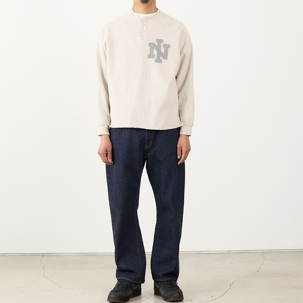SP加工8/天竺ヘンリーネックロンT(IN)