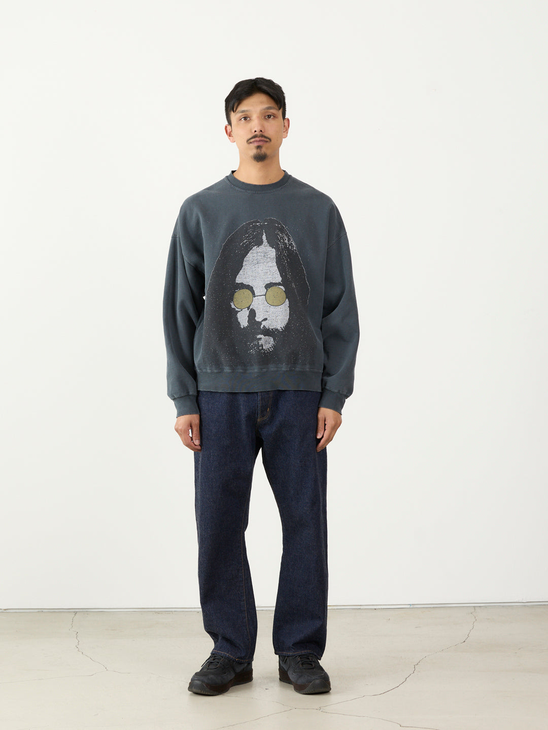 Double SP processed fleece crew (MEGANE)