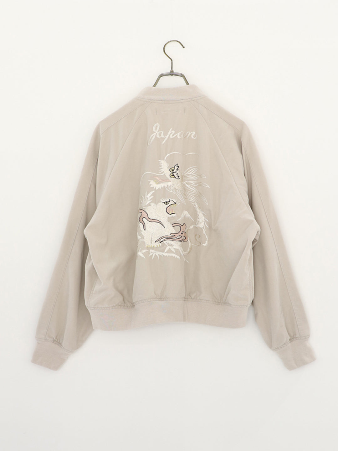 Rayon Fibril Twill Sukajan Jacket (Embroidery: Dragon and Tiger)