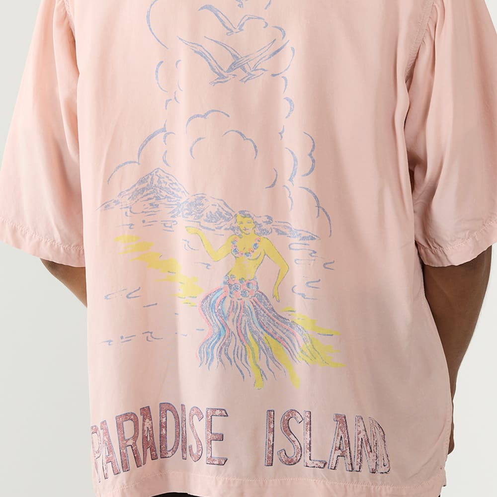 レーヨンアロハシャツ(PARADISE ISLAND)
