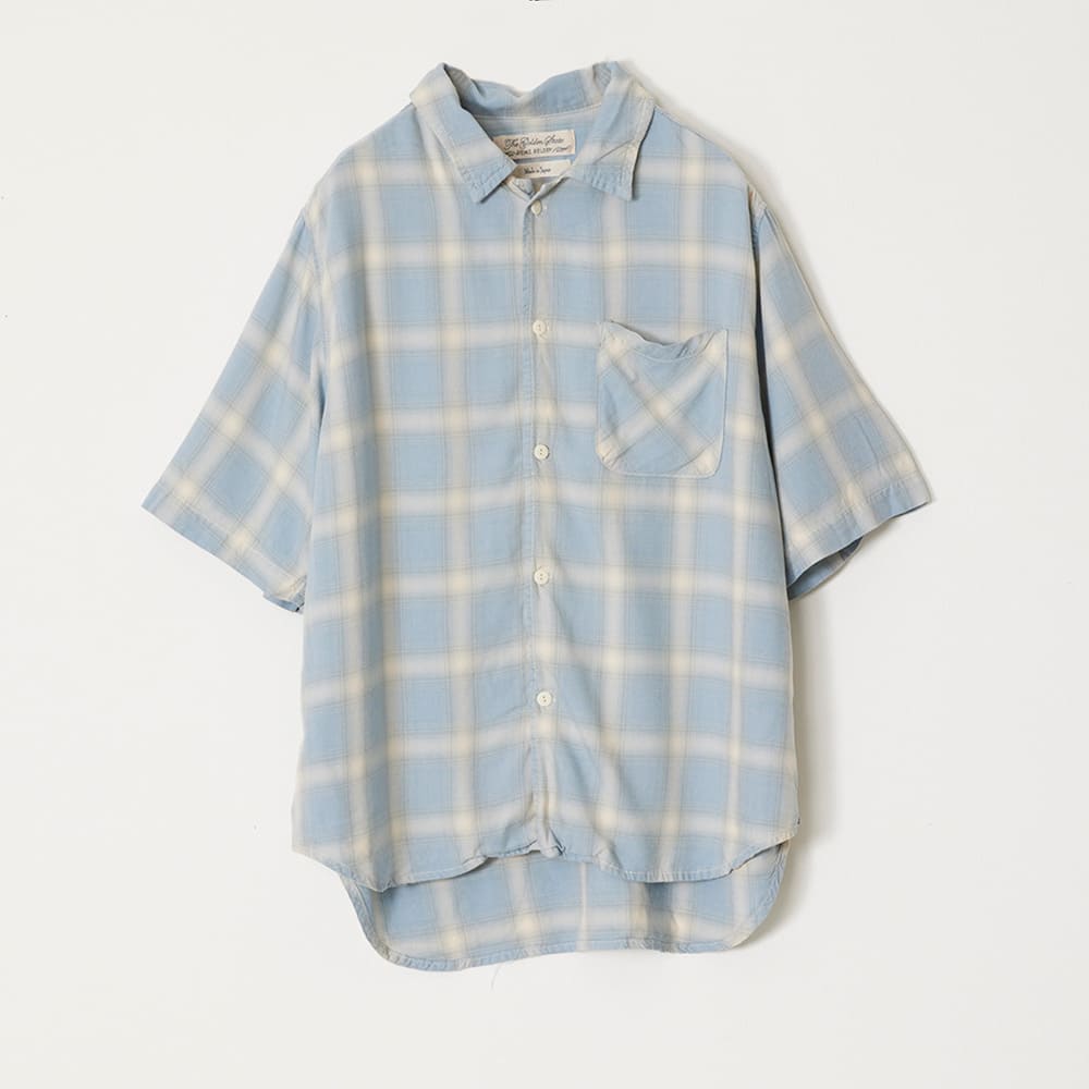 レーヨンツイルオンブレS/Sシャツ