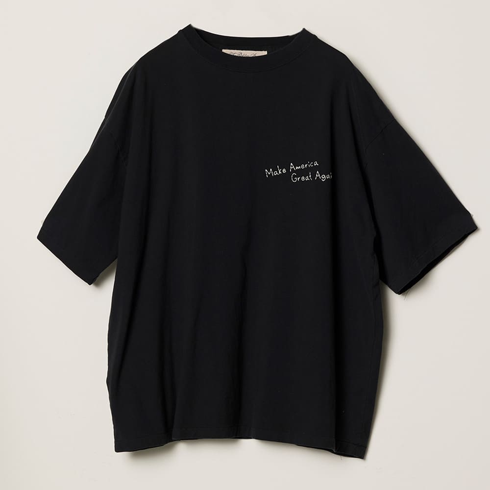 新品未使用★【REMI RELIEF】 Reversible T shirt REMI RELIEF / SP加工 40/-天竺 リバーシブルT (P.Navy × Gold)