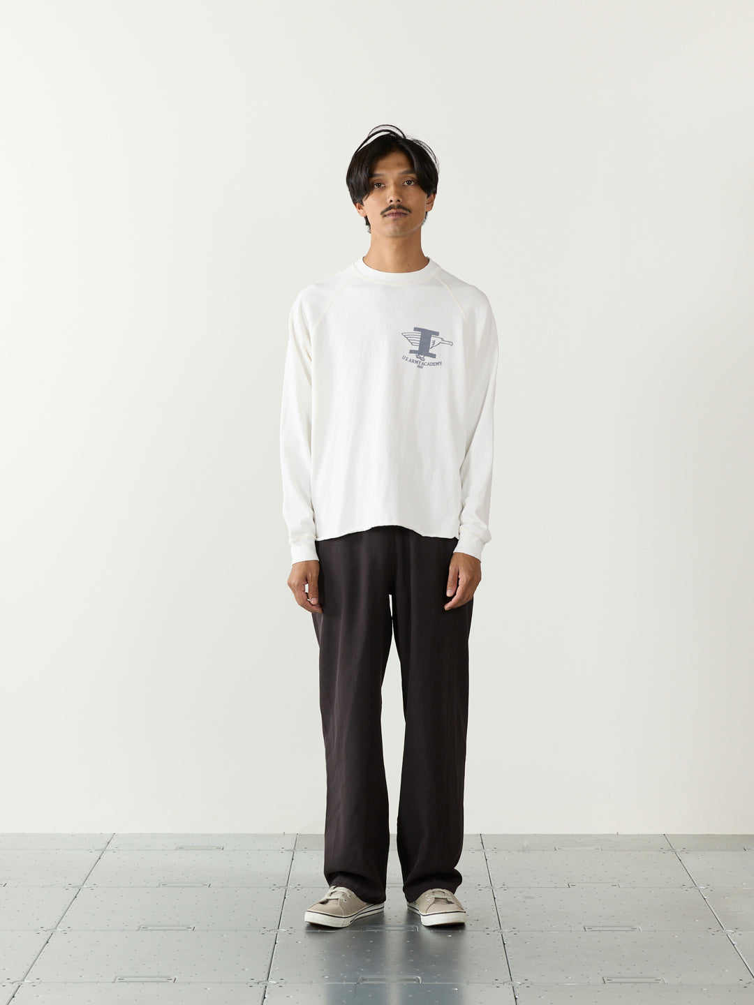 SP加⼯8/天竺ラグランロンT(U.S. ARMY)