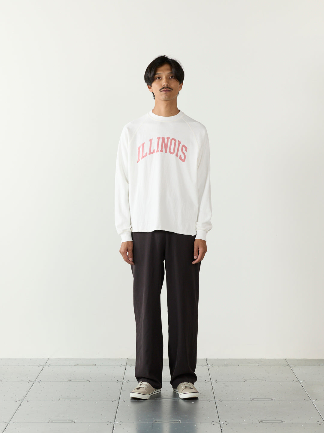 SP加⼯8/天竺ラグランロンT(ILLINOIS)