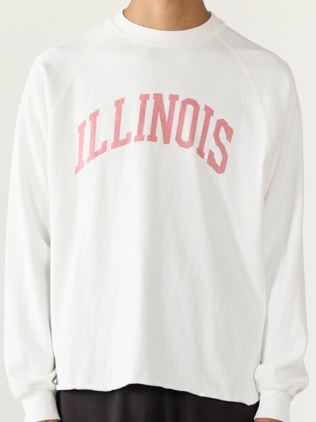 SP加⼯8/天竺ラグランロンT(ILLINOIS)