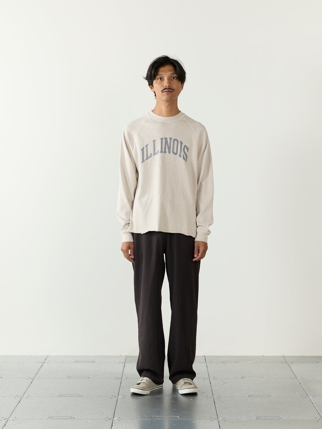 SP加⼯8/天竺ラグランロンT(ILLINOIS)
