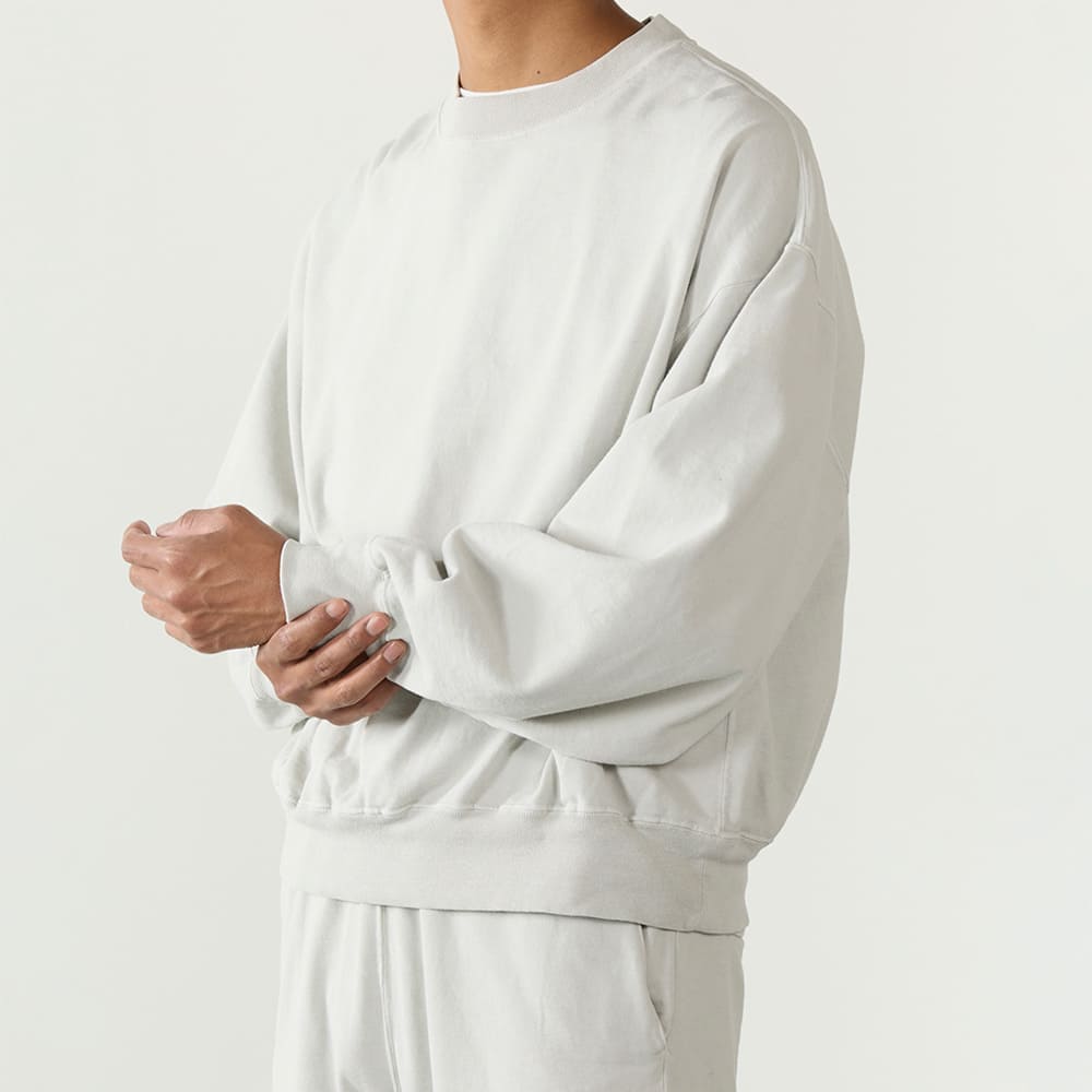 SP processed Supima back hair crew