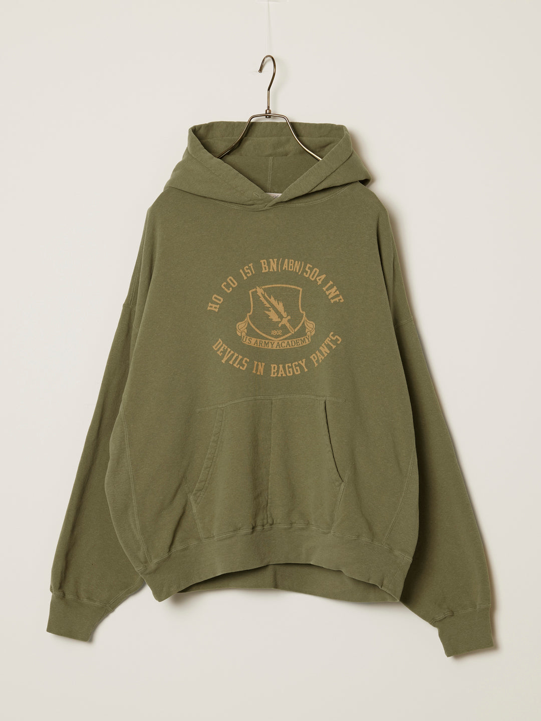 SP加⼯3⾶び裏⽑パーカー(US ARMY)