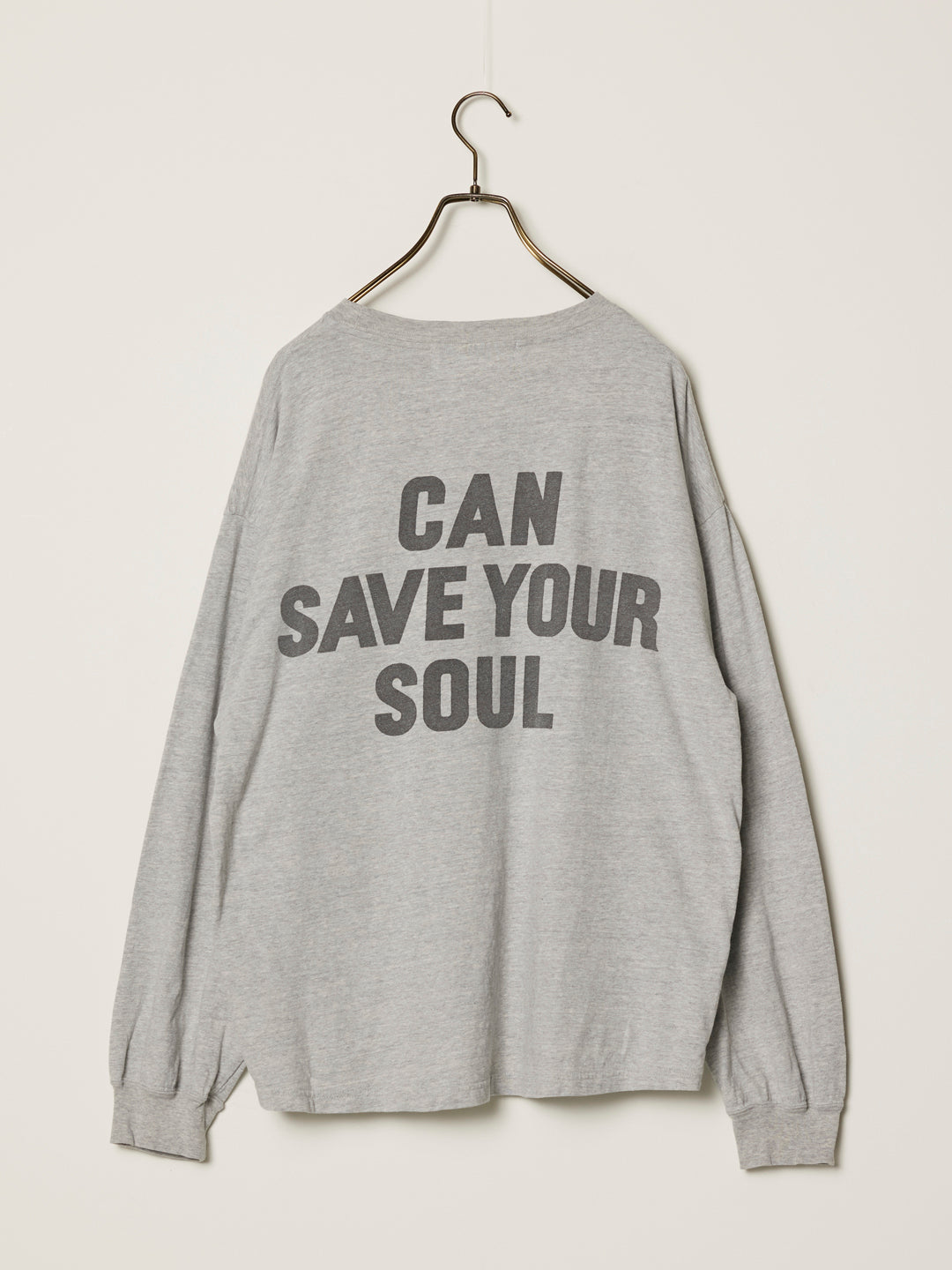HARD SP加⼯20/天竺ロンT(CAN SAVE YOUR SOUL)
