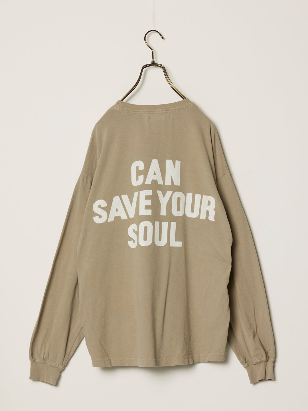 HARD SP加⼯20/天竺ロンT(CAN SAVE YOUR SOUL)